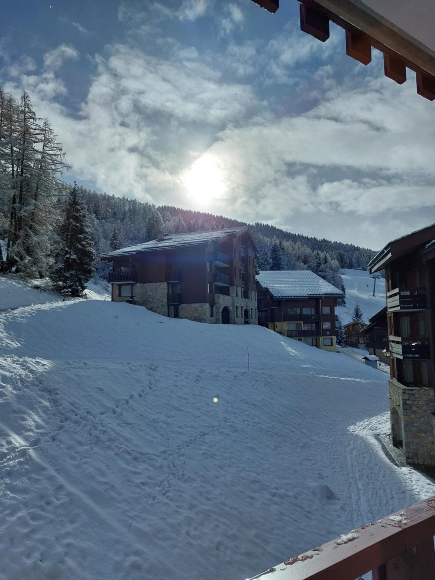 La Plagne Les Coches Studio Divisible Ensoleille エクステリア 写真